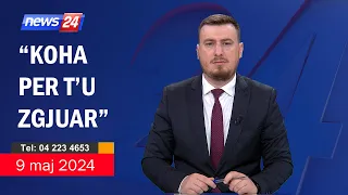 9 maj 2024 "Telefonatat e Teleshikuesve" në News24 - "Koha për t'u zgjuar" ne studio Klevin Muka