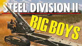 HUGE ARTILLERY CRUSHING ARMOR and CLOSE QUARTERS engagements! | Steel Division 2 Gameplay