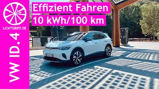 VW ID.4 Effizient fahren !