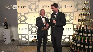 80th Golden Globes Winner's Backstage Interview: Ricardo Darín and Santiago Mitre