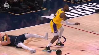 LeBron And Jokic Having a Flop-off