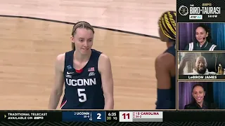 The Bird & Taurasi Show Uconn vs South Carolina NCAAW Championship