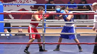Бокс. Турнир Шопокова-2019. 69 кг 18 Нурсултан Маматали (Кыргызстан)-Нурлан Кобашев (Кыргызстан)