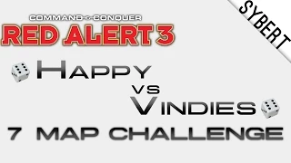 Happy vs Vindies - All Maps Challenge - Red Alert 3