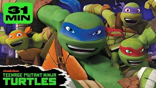 31 MINUTES of Leonardo Being The LEADER In Blue 🔵 | Teenage Mutant Ninja Turtles