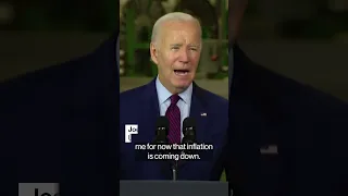 Biden Jabs GOP on Inflation: 'Maybe They'll Decide to Impeach Me'