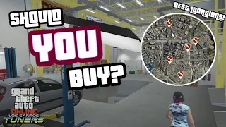 AUTO SHOP BUYERS GUIDE! BEST LOCATIONS & UPGRADES! (GTA 5 ONLINE TUNERS DLC)