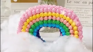 Rainbow cake by www.BakerBazaar.com