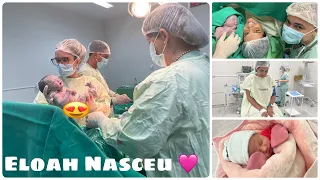 NOSSA PRINCESA ELOAH NASCEU 😍🙌🏻 (PARTO CESÁRIA PELO SUS)