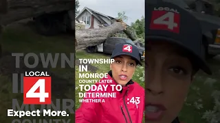 Tornado touches down in Monroe County. Kids playing in dangerous buildings