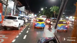 Pattaya Beach Road is wet. 🌧