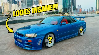 New Wheels TRANSFORMED my R34 Skyline!! *Perfect Fitment!*