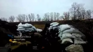 ЭКСКЛЮЗИВ Эксклюзив Бой Жесткий огонь Сил АТО 21 11 Донецк War in Ukraine 21 11 2014 Ukraine Today