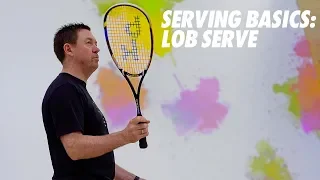 Squash tips: Serving basics with Shaun Moxham Featuring Interactive Squash- Lob serve