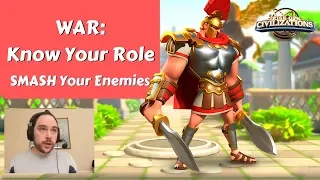 WAR: Know your role, SMASH your enemies!  | Rise of Kingdoms (ROK)