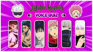 Jujutsu Kaisen Voice Quiz | Guess Anime Character From Voice