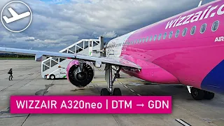 TRIP REPORT | Flying Wizzair's Brandnew A320neo! (Economy) | Dortmund to Gdansk