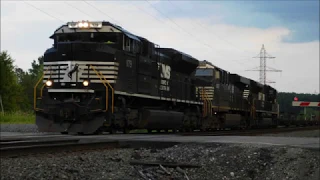 NS 60MPH Baretable - SD70ACe #1179 LOUD K5LLA, ES44AC #8067 & SD70ACe #1093 - Rootstown OH