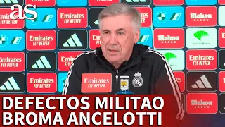 REAL MADRID | ANCELOTTI deja a la sala de prensa a CARCAJAS con este 'DEFECTO' de MILITAO | AS