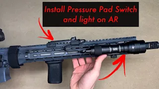 How to Install Pressure Pad Switch and Light on AR15 - Streamlight Protac Rail Mount HL-X