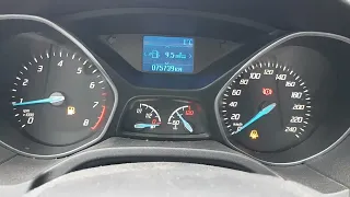 глюк топливного датчика на Ford Focus 3 на видео