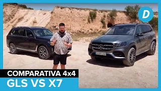 Comparativa 4x4 ¡al límite!: Mercedes GLS vs BMW X7 | Prueba off road | Diariomotor