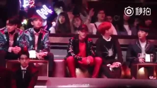 161202 NCT SEVENTEEN GOT7 Reaction to BTS 'Fire' @ MAMA 2016 Part 2