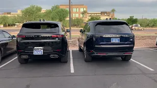 Comparing - 2023 Range Rover and Range Rover Sport - Exterior