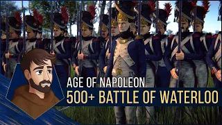 HUGE BATTLE OF WATERLOO (500+ Players) - Age of Napoleon Gameplay