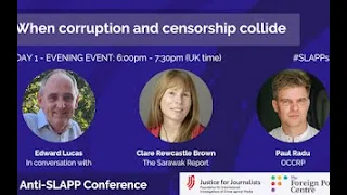 Evening: When corruption & censorship collide what happens when journalists face legal intimidation?