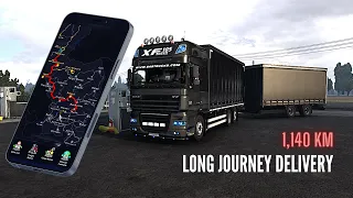 DAF XF 105 by vad&k v 7.11 | ETS2 Long journey delivery | ETS2 Rigid chassis truck mod | 1.46