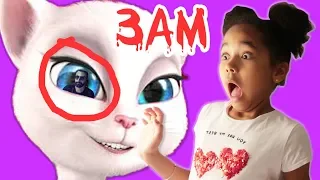 NE JAMAIS JOUER avec Talking ANGELA à 3H00 du matin ! (9999,99% flippant)