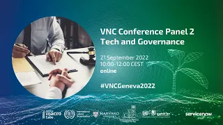 VNC2022 Conference - Panel 2 "Tech and Governance"