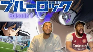 FOOTBALL FANS REACT TO BLUELOCK  (ブルーロック)  FOR THE FIRST TIME EPISODE 1!!!