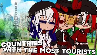 Countries with the Most Tourists / Most Visited Countries | Countryhumans Gacha Club