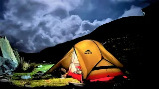 Wet & Windy Wild Camping in Snowdonia on Moel Siobod