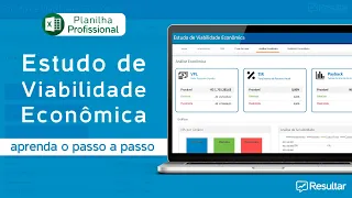 Viabilidade Econômica - Planilha e Passo a Passo PROFISSIONAL - 2024