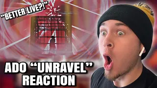 Reacting To ADO "UNRAVEL" LIVE | Tokyo Ghoul Opening Cover | Reaction!