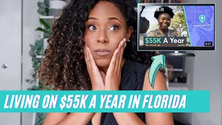 REACTING TO LIVING ON $55K IN JACKSONVILLE, FL| LIA LAVON