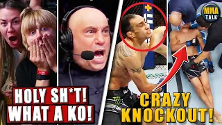 MMA Community REACTS to the CRAZY KNOCKOUT in Tony Ferguson vs. Michael Chandler fight - UFC 274