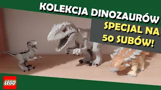 Moja kolekcja 22 dinozaurów lego! | special na 50 subów | Wojtek 111x