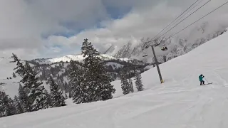 Snowbird Ski Resort: The Little Cloud Bowl on a May Powder Day