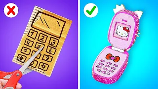 De Nerd à Hello Kitty | Relooking extrême avec les gadgets de TikTok | DIY KITTY PHONE par TeenVee