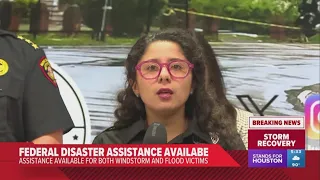 FEMA has begun storm damage inspections, Harris County Judge Lina Hidalgo says