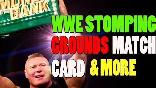 WWE NEWS - STOMPING GROUNDS 2019 CARD | SURPRISE WWE RAW NO 1 CONTENDER MATCH