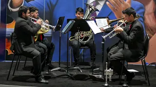 Spring ISD Alumni Brass Quintet performs Amazing Grace from Canadian Brass Ensemble Series