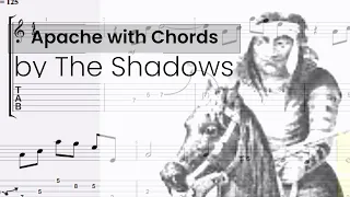 Learn Apache by The Shadows with Chords: TAB Lesson Play Along Trainer Updated with Chord Symbols