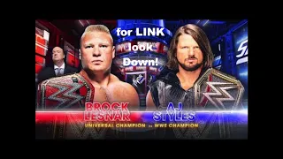 Survivor Series 2017 - AJ Styles vs. Brock Lesnar Highlights