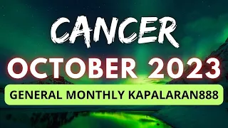 ♋️ CANCER ~ BILISAN MO! OCTOBER 2023 GENERAL monthly #KAPALARAN888 TAROT