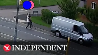 Moment Angel Lynn is kidnapped by ex-boyfriend and bundled into van